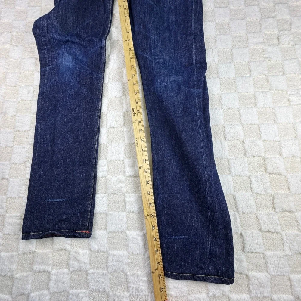 Gustin‎ California Slim Raw Denim Jeans Selvedge Dark Wash Mens